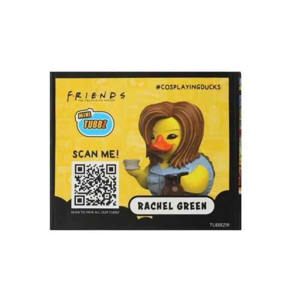 Friends Rachel Green Jennifer Aniston Mini TUBBZ Cosplaying Rubber Duck New! - Picture 4 of 4